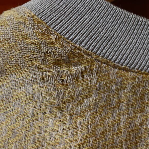 Prontto Moda Gold Linen Men’s Shirt Classic Relaxed Fit New With Tags - Picture 5 of 10